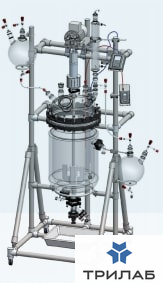 Реактор химический 100 л, без верхнеприводного двигателя, EasyChem, DN400, Steroglass SQHK083690