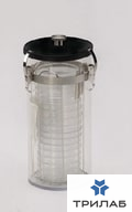 Анаэростат, 15 чашек Петри d 60-100 мм, 3 л, корпус из поликарбоната, крышка с вентиляционным клапан