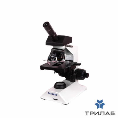 Микроскоп BX-101A, прямой, монокуляр, СП, ТП, Ахромат 4×, 10×, 40×, 100×МИ, Biobase, Китай
