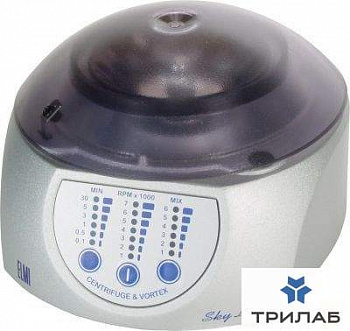 Центрифуга-вортекс 7000 об/мин, 3200 g, 12х1,5/2 мл, 12х0,5 мл, 12х0,5 мл, СМ-70М-07, Elmi