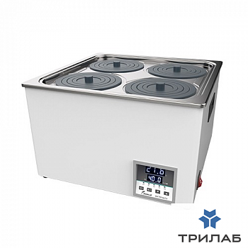 Баня водяная 12 л, ванна из н/ж стали, четырехместная, до 99,9 °C, WB100-4, Joan, Китай