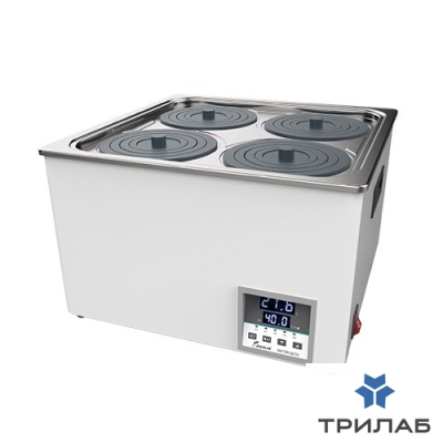 Баня водяная 12 л, ванна из н/ж стали, четырехместная, до 99,9 °C, WB100-4, Joan, Китай