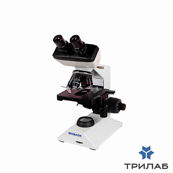 Микроскоп BX-102B, прямой, бинокуляр, скользящая головка на 45°, СП, ТП, Ахромат 4×, 10×, 40×, 100×М