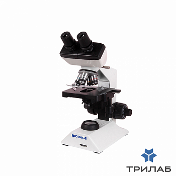 Микроскоп BX-102A, прямой, бинокуляр, скользящая головка на 45°, СП, ТП, Ахромат 4×, 10×, 40×, 100×М
